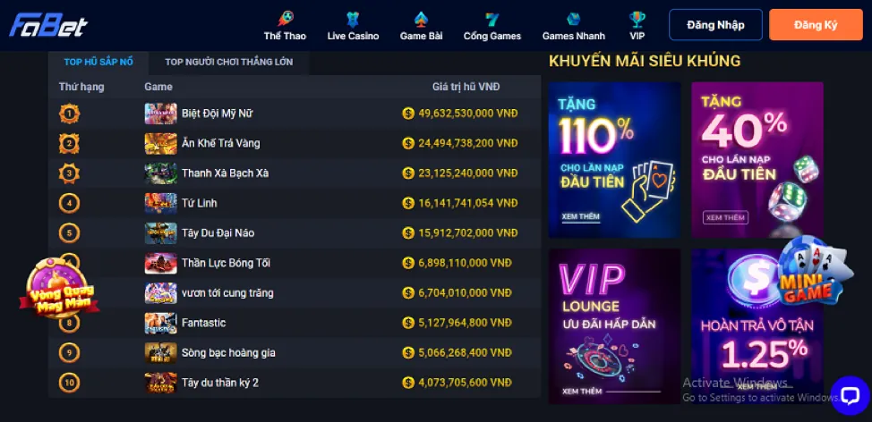 Nạp tiền vào uw99 link mới